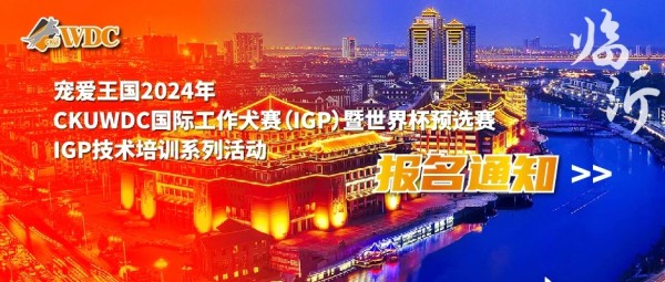 宠爱王国2023年CKUWDC国际工作犬赛IGP山东站暨世界杯选拔赛，IGP技术培训系列活动报名通知